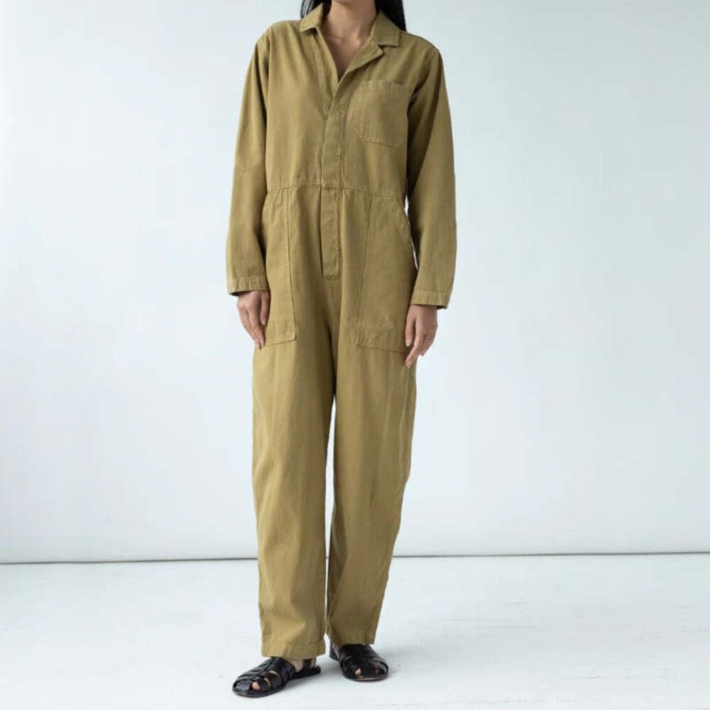 Shaina Mote Ochre Coverall EUC
